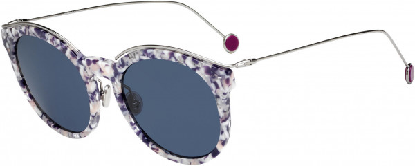 Christian Dior Diorblossom Sunglasses, 0GKR Pattern Violet