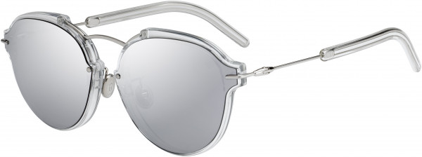 Christian Dior Dioreclat Sunglasses, 0GKZ Crystal Palladium