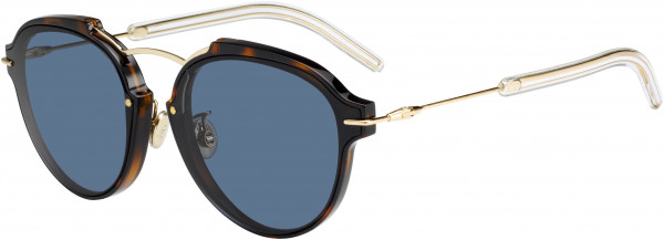 Christian Dior Dioreclat Sunglasses, 0UGM Havana Rose Gold