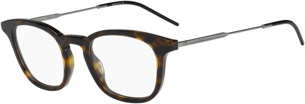 Dior Homme Blacktie 231 Eyeglasses, 0NFQ Havana Ruthenium