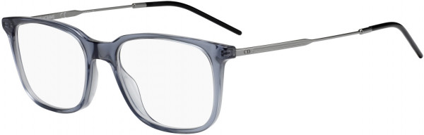 Dior Homme Blacktie 232 Eyeglasses, 0YOB Blue Dark Ruthenium