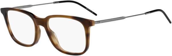 Dior Homme Blacktie 232 Eyeglasses, 02ZB Striped Brown Havana