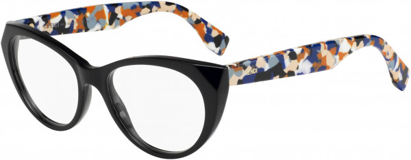 Fendi FF 0205 Eyeglasses, 05MB Black Multi-C