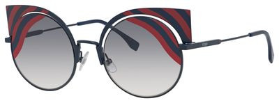 Fendi Ff 0215/S Sunglasses, 00M1(9L) Matte Dark Blue Red