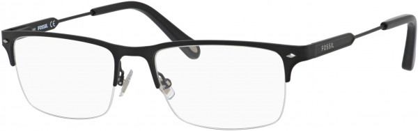 Fossil FOS 6080 Eyeglasses, 0003 Matte Black