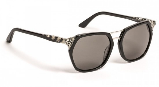 Boz by J.F. Rey DESTINY Sunglasses, DESTINY 0005 SUNGLASSES BLACK WITH PINS (0005)