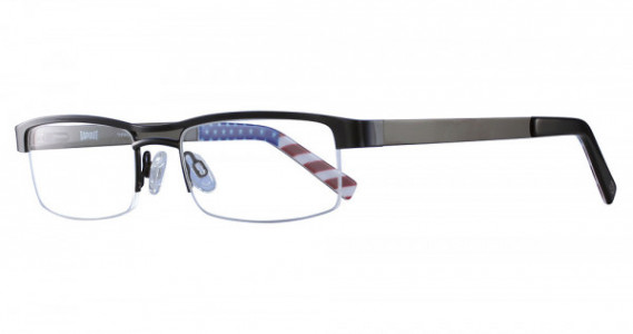 TapouT TAP843 Eyeglasses, 001 Shiny Black