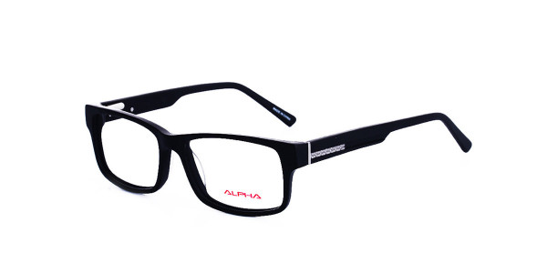 Alpha Viana A-3049 Eyeglasses, C3 - M.Black