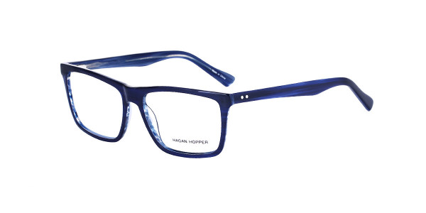 Alpha Viana H-6017 Eyeglasses, C3- blue/ blue strip