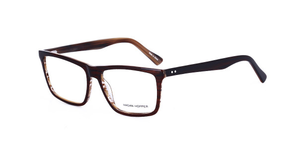 Alpha Viana H-6017 Eyeglasses, C2- brn / brn strip