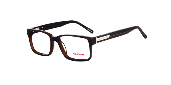Alpha Viana A-3051 Eyeglasses, C3 - D.Brown