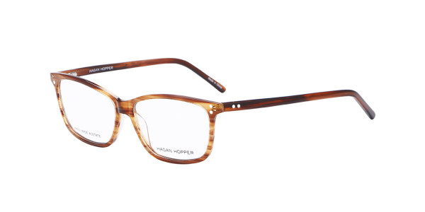 Alpha Viana H-6012 Eyeglasses, C2 - Brown Stripe