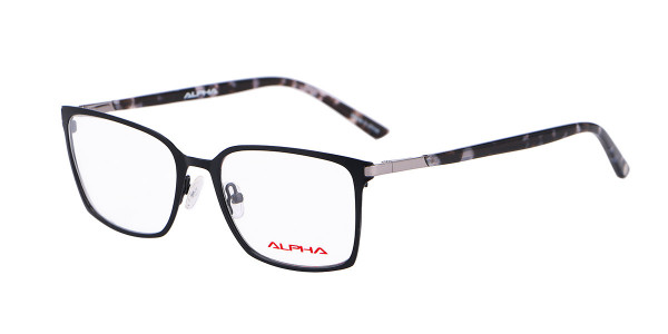 Alpha Viana A-3060 Eyeglasses, C1- matte black/ gun