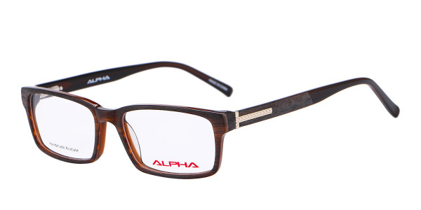 Alpha Viana A-3053 Eyeglasses, C2- dark brown