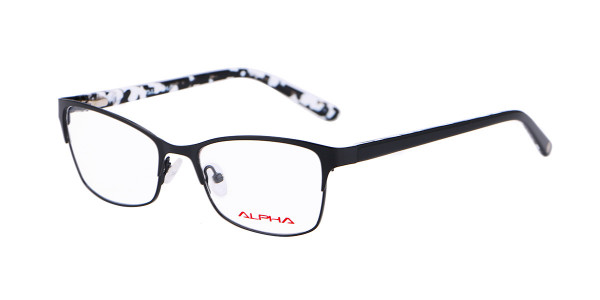 Alpha Viana A-3061 Eyeglasses, C1-black