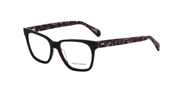 Alpha Viana H-6020 Eyeglasses, C3- matte brown/ matte brown demi