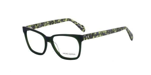 Alpha Viana H-6020 Eyeglasses, C2- matte green/matte demi green