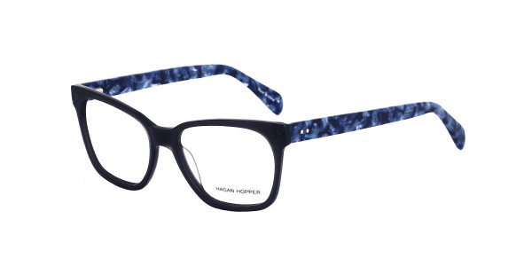 Alpha Viana H-6020 Eyeglasses, C1- matte blue/ matte demi blue