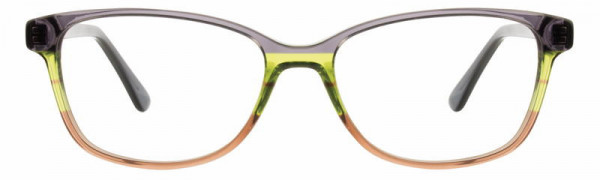Adin Thomas AT-356 Eyeglasses, 1 - Smoke / Kiwi / Peach