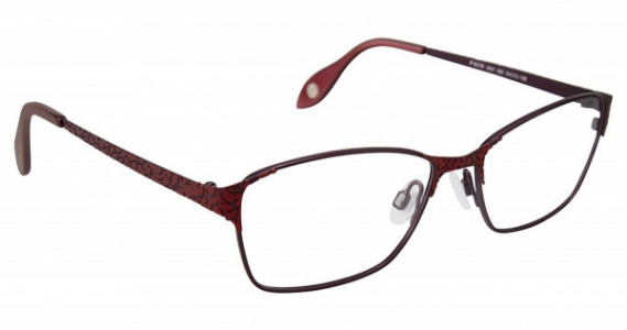 Fysh UK FYSH 3567 Eyeglasses, (682) EGGPLANT RED