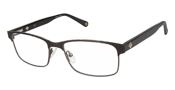 Sperry Top-Sider Hawkins Eyeglasses, C01 Gunmetal / Blck
