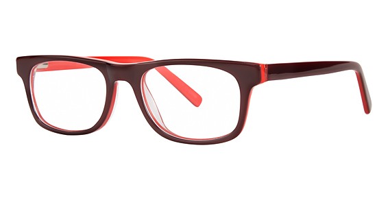 Modz BALLOON Eyeglasses, Burgundy/Red