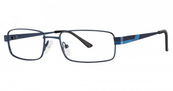 Modern Times ARENA Eyeglasses, Matte Navy/Blue