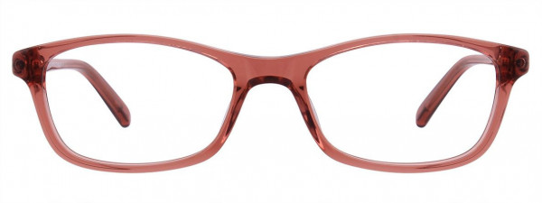 EasyClip EC432 Eyeglasses, 010 - Pinkish Brown Crystal & Pink