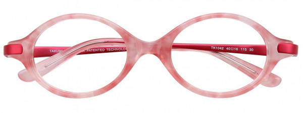 Takumi TK1042 Eyeglasses, 030 - Light Pink & Crystal
