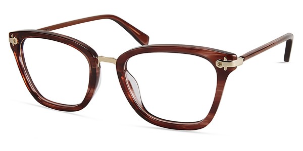 Derek Lam 278 Eyeglasses, Rust Feather