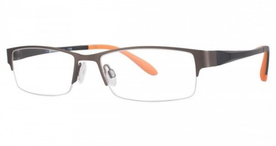 Shaquille O’Neal QD 115M Eyeglasses, 58 Gunmetal