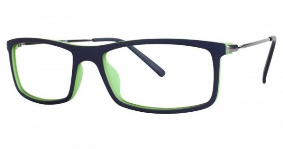 Shaquille O’Neal QD 119Z Eyeglasses, 105 Navy Green