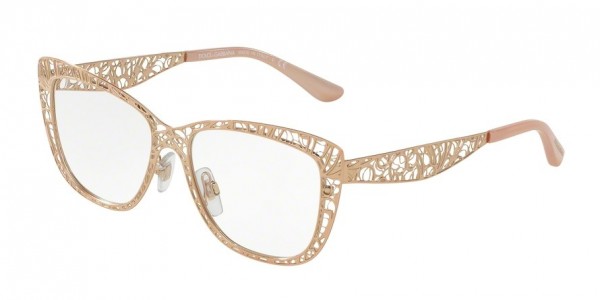 Dolce & Gabbana DG1287 Eyeglasses, 1298 PINK GOLD (PINK)