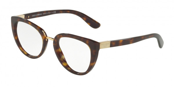 Dolce & Gabbana DG3262 Eyeglasses, 502 HAVANA