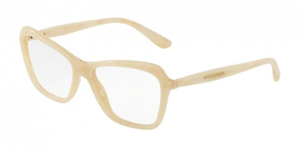 Dolce & Gabbana DG3263 Eyeglasses, 3084 BEIGE HORN (IVORY)