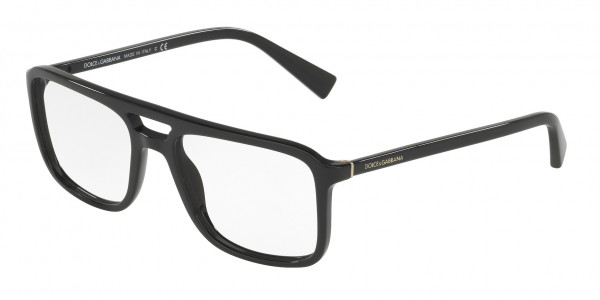 Dolce & Gabbana DG3267F Eyeglasses, 501 BLACK (BLACK)