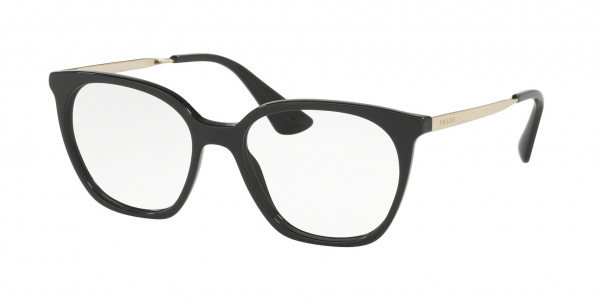 Prada PR 11TV CATWALK Eyeglasses, 1AB1O1 BLACK (BLACK)