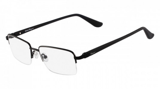 Ferragamo SF2520A Eyeglasses, (002) MATTE BLACK