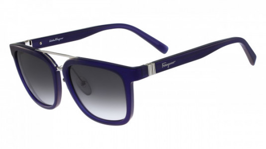 Ferragamo SF809SA Sunglasses, (454) MATT BLUE