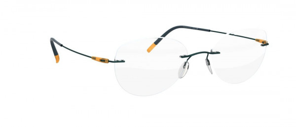 Silhouette Dynamics Colorwave bb Eyeglasses, 5040 Teal / Pineapple