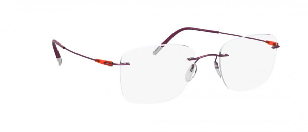 Silhouette Dynamics Colorwave BF Eyeglasses, 4040 Purple / Papaya