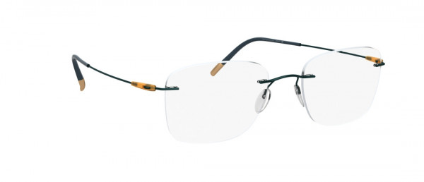 Silhouette Dynamics Colorwave BF Eyeglasses, 5040 Teal / Pineapple