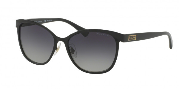 Ralph RA4118 Sunglasses, 3180T3 SHINY BLACK POLAR GRADIENT LIG (BLACK)