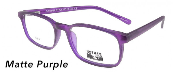 Smilen Eyewear 32 Eyeglasses, Matte Purple