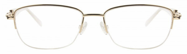 Cote D'Azur Boutique-208 Eyeglasses, 1 - Gold/Ivory