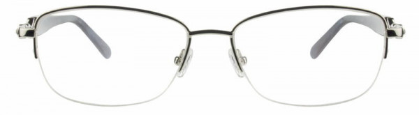 Cote D'Azur Boutique-208 Eyeglasses, 2 - Silver/Smoke