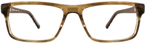 Michael Ryen MR-256 Eyeglasses, 2 - Khaki Crystal / Brown