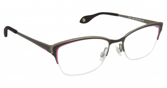 Fysh UK FYSH 3571 Eyeglasses, (697) BLACK GREY