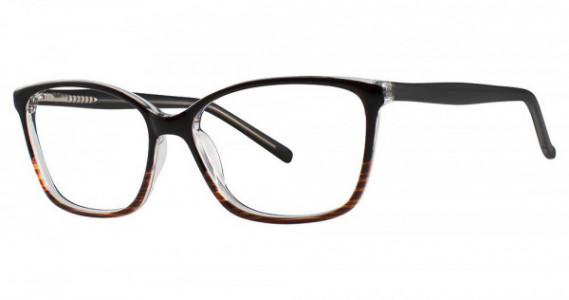 Modern Optical FOLLOW Eyeglasses, Black/Brown