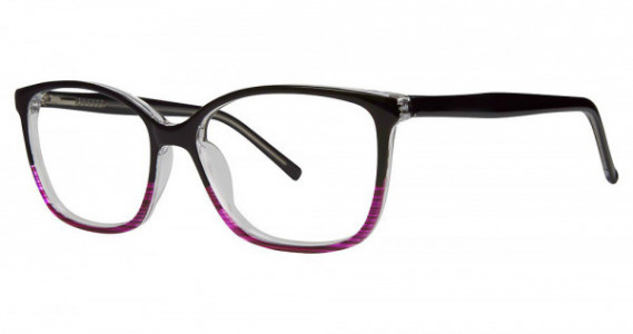 Modern Optical FOLLOW Eyeglasses, Black/Purple